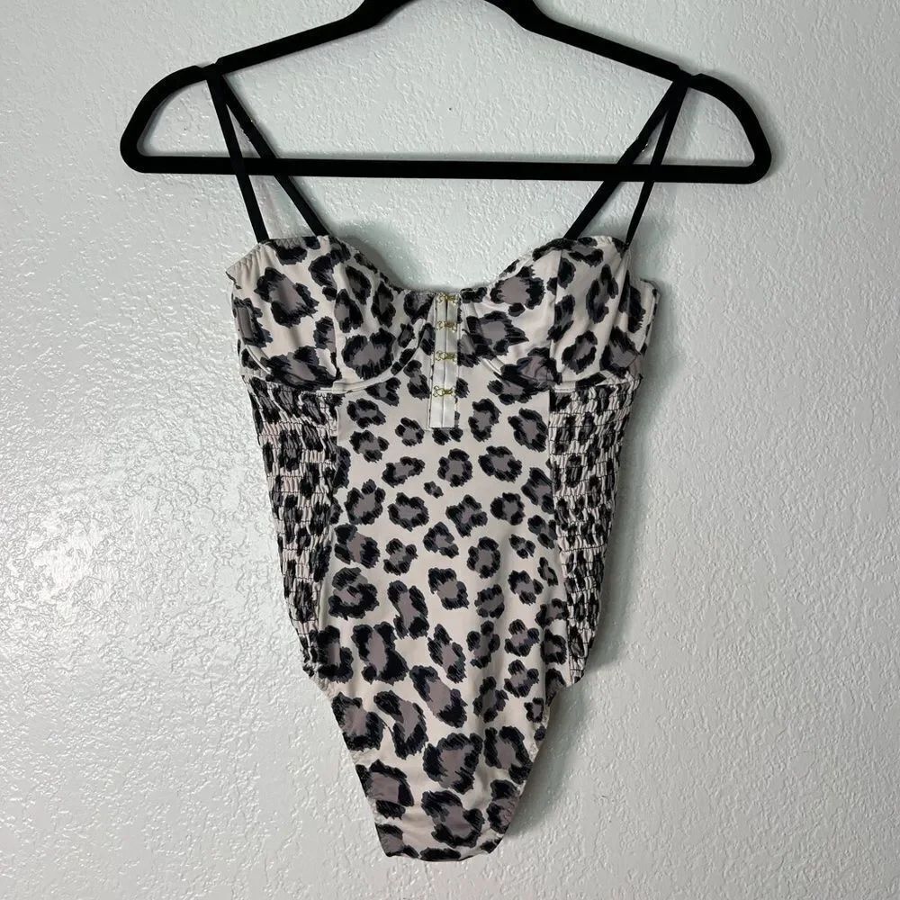 Victorias Secret animal print bodysuit S